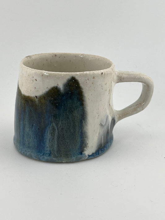 Flat white mug