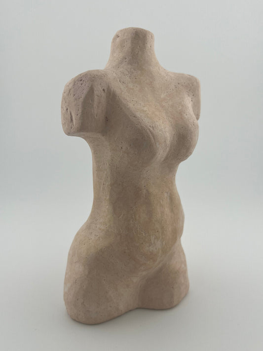 Ceramic female torso