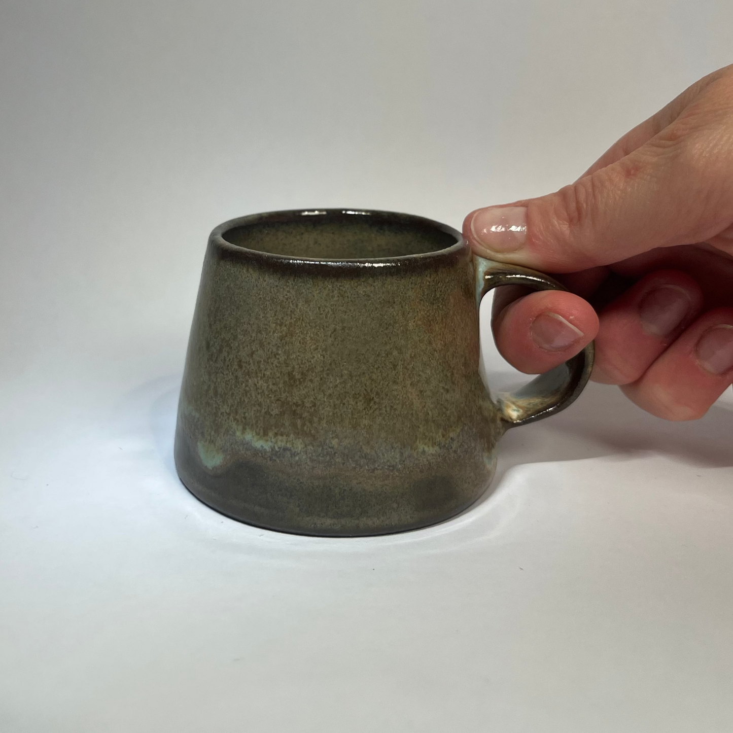 Espresso mug - black/turquoise